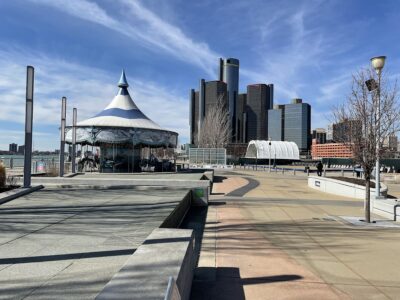 The Detroit Riverfront Pavilion